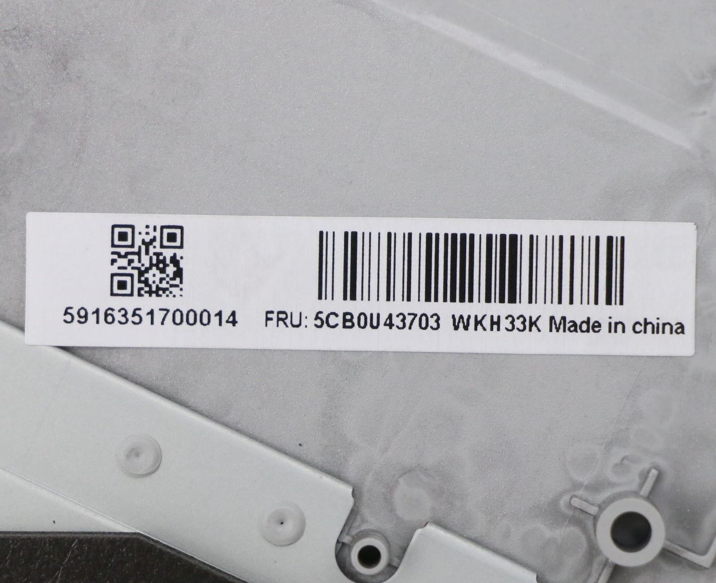 Lenovo Up Assy Uk W Bl Kb Fre - 5CB0U43703