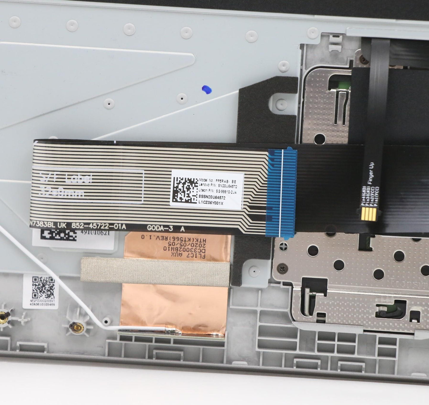 Lenovo Up Assy Uk W Bl Kb Bel - 5CB0U43704