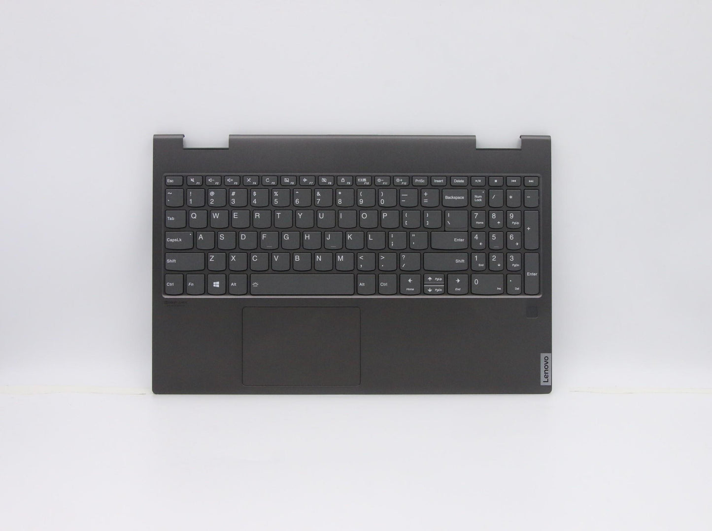 Lenovo C-Cover with Keyboard, USA English, Iron Grey, Backlit - 5CB0U43820