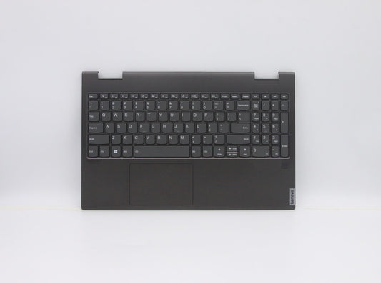 Lenovo C-Cover with Keyboard, USA English, Iron Grey, Backlit - 5CB0U43820