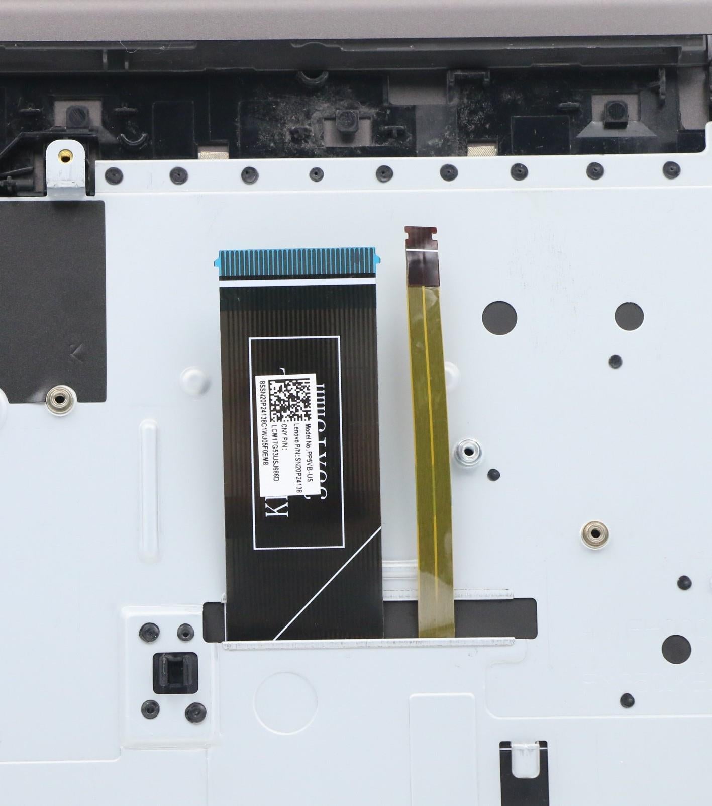 Lenovo C-Cover with Keyboard, USA English, Iron Grey, Backlit - 5CB0U43820