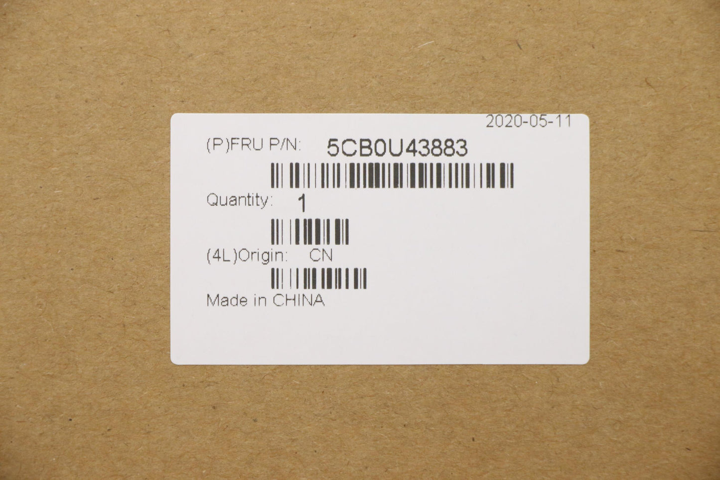 Lenovo C-Cover with Keyboard, USA English, Non-Backlight - 5CB0U43883