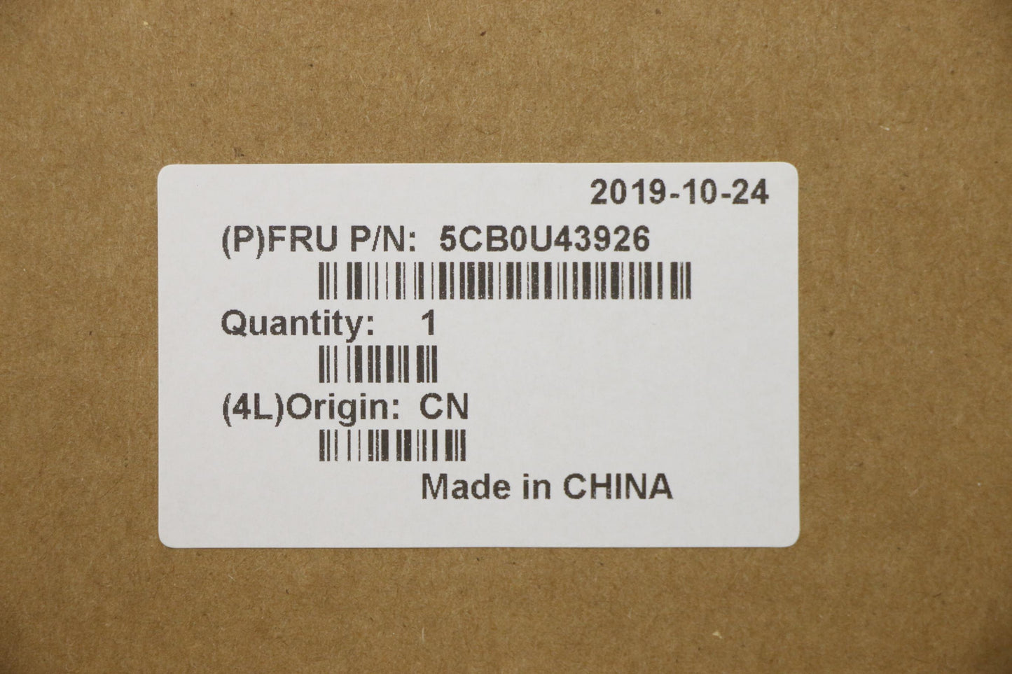 Lenovo Lower Case Cover, IG Configuration - 5CB0U43926