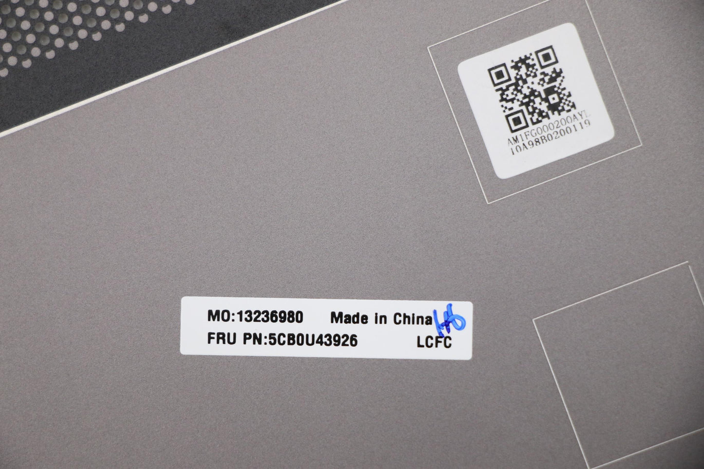 Lenovo Lower Case Cover, IG Configuration - 5CB0U43926