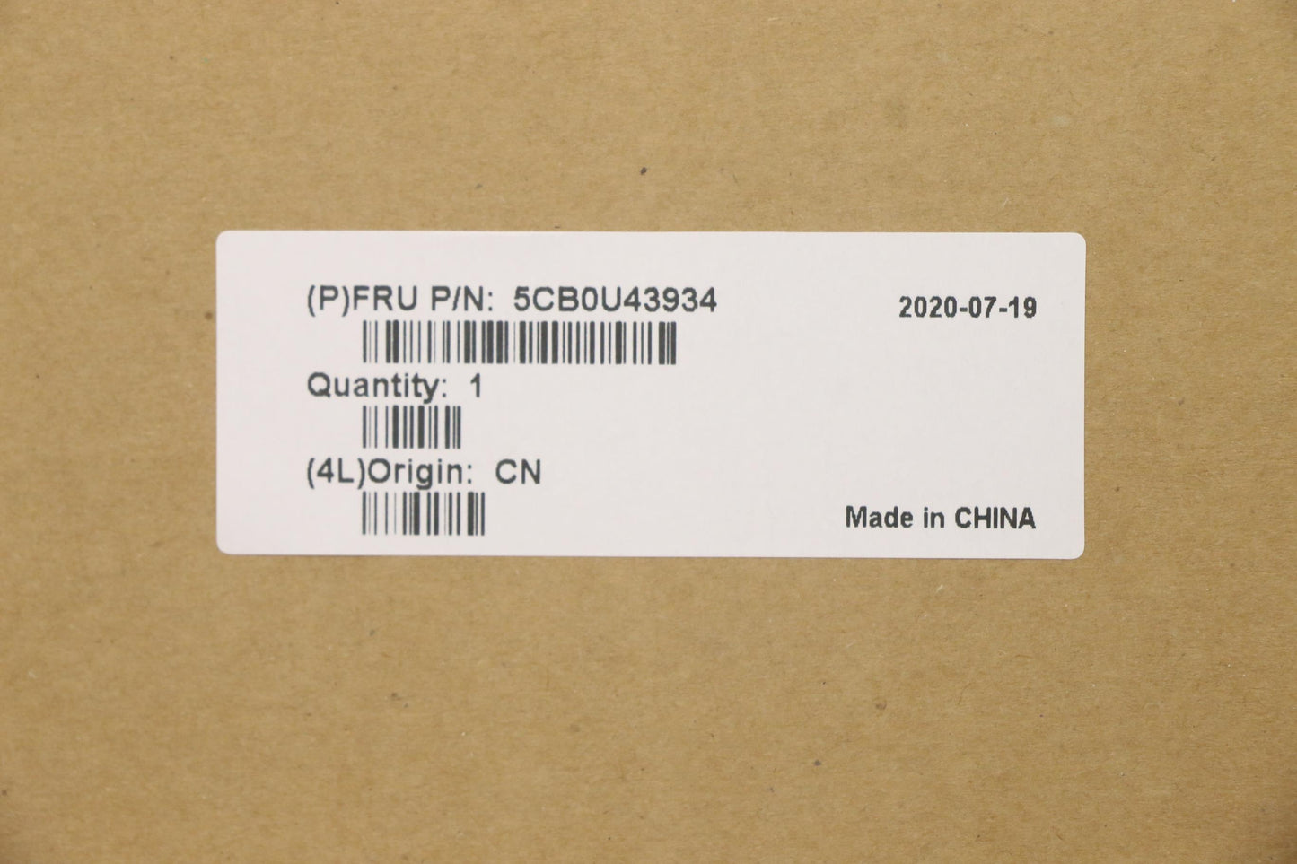 Lenovo Log Up Assy Fpr Iron Grey-It - 5CB0U43934