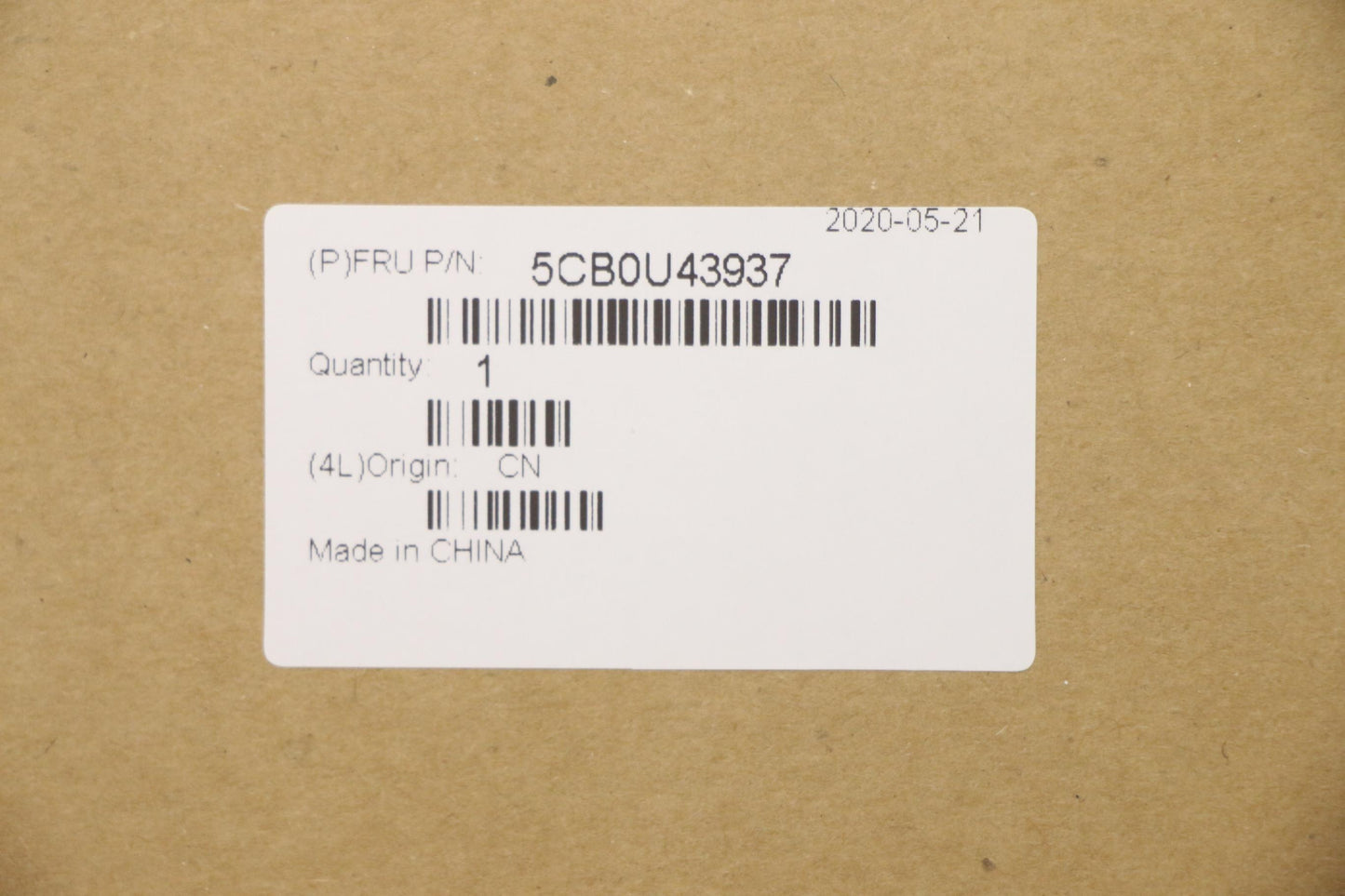 Lenovo Log Up Assy Fpr Iron Grey-Hb - 5CB0U43937