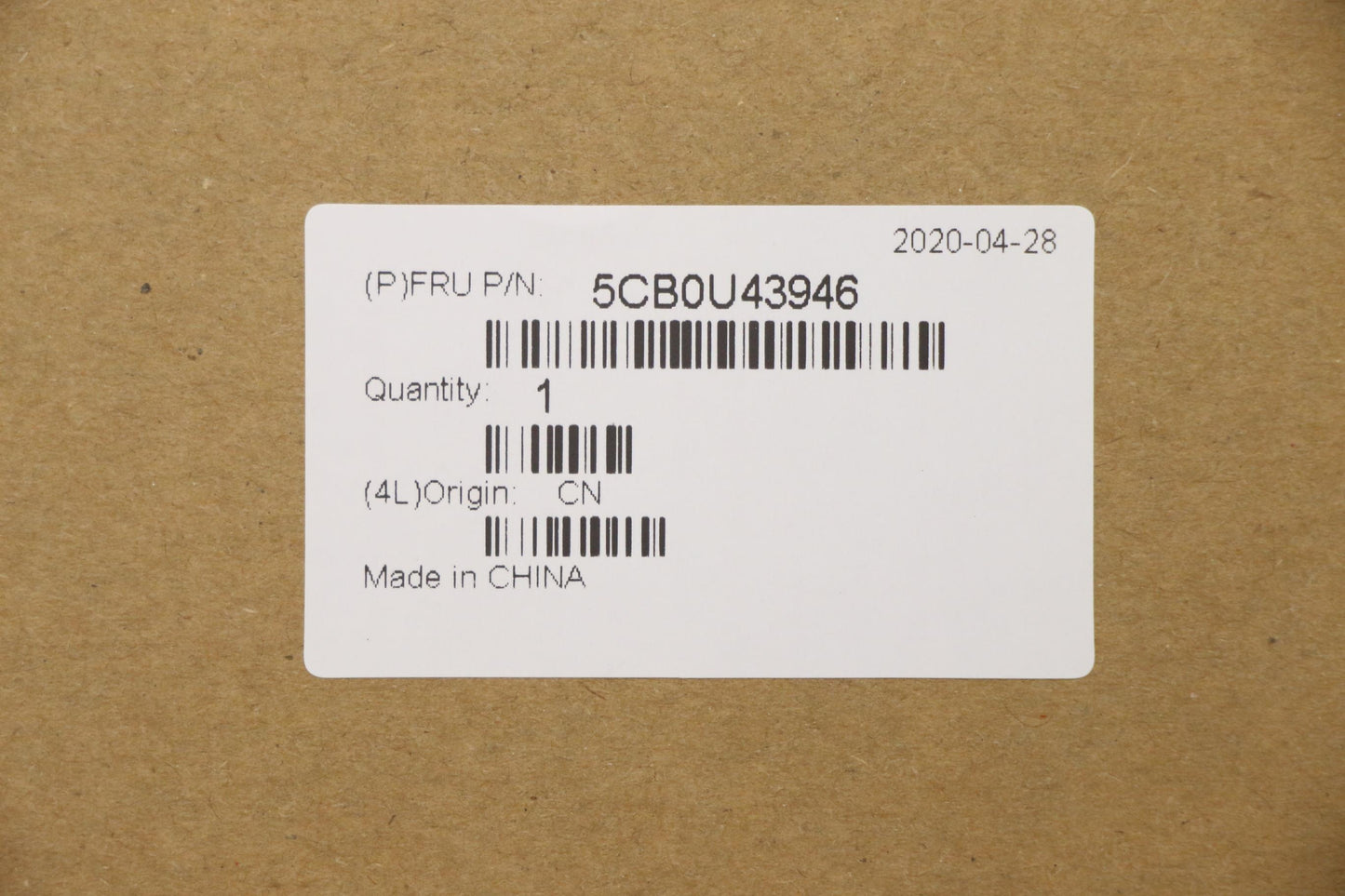 Lenovo Log Up Assy Fpr Iron Grey-Sw - 5CB0U43946