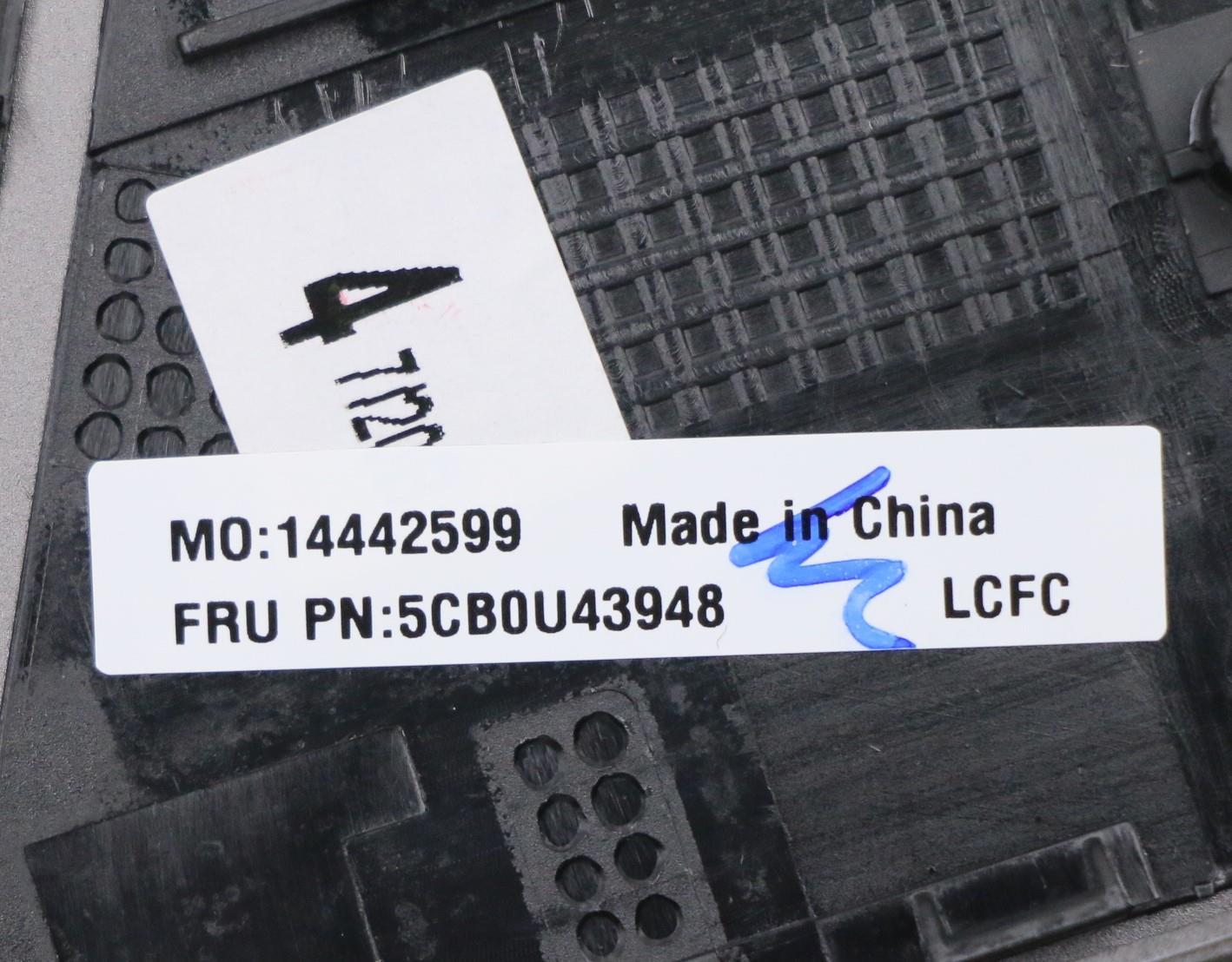 Lenovo Log Up Assy Fpr Iron Grey-Ti - 5CB0U43948