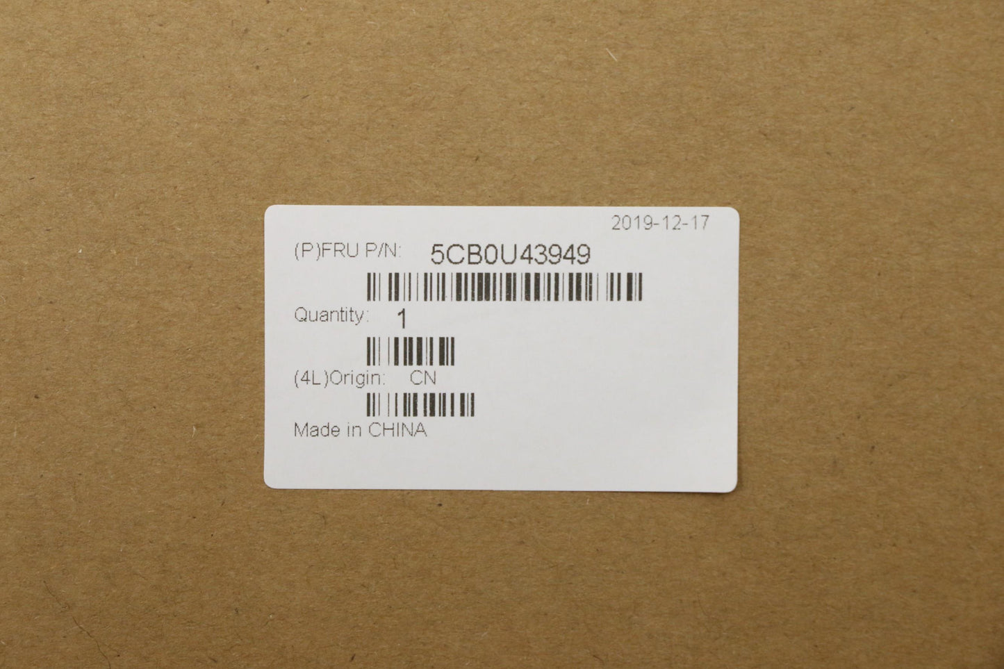 Lenovo Log Up Assy Fpr Iron Grey-Tr - 5CB0U43949