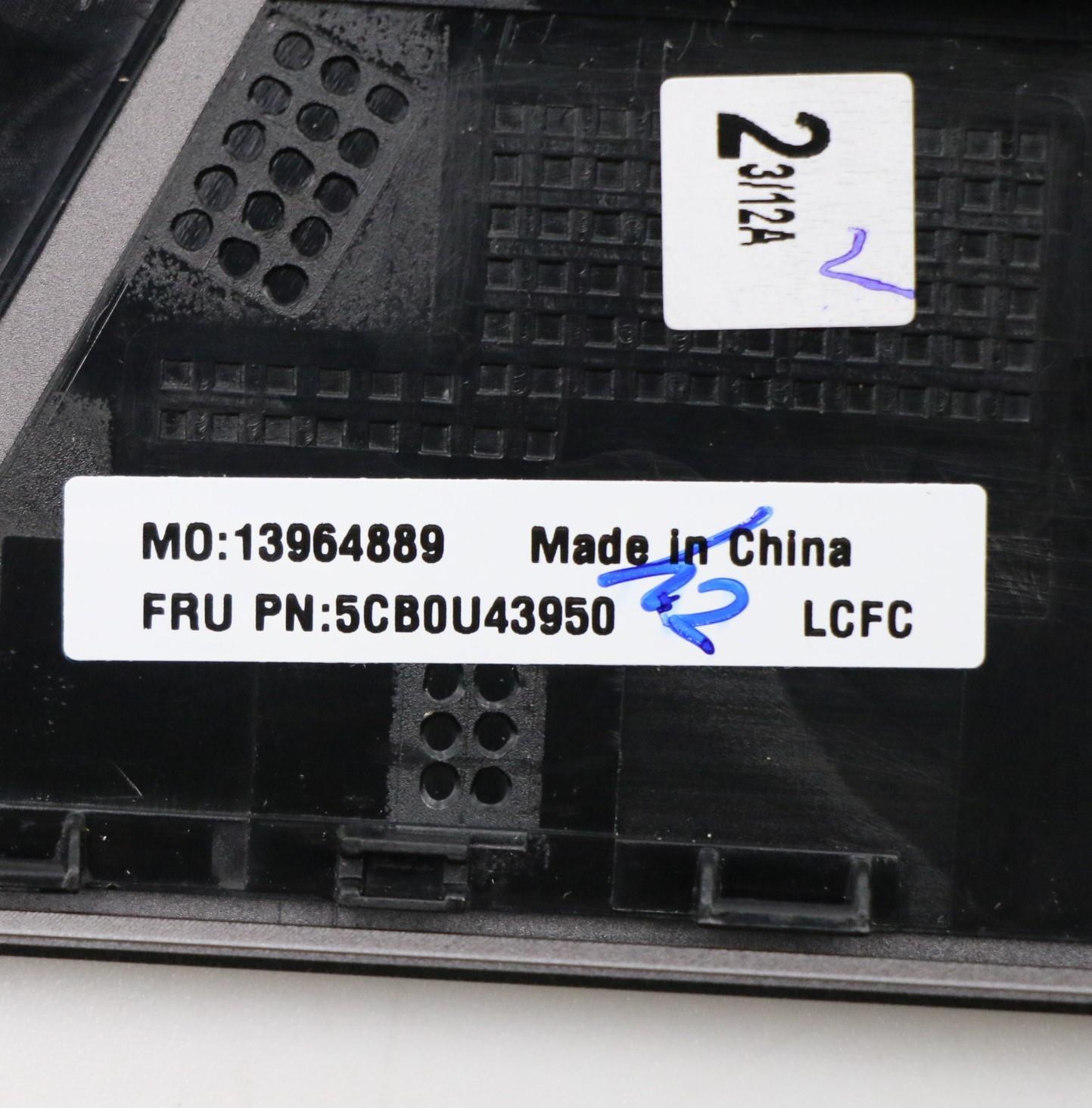 Lenovo Log Up Assy Fpr Iron Grey-Uk - 5CB0U43950