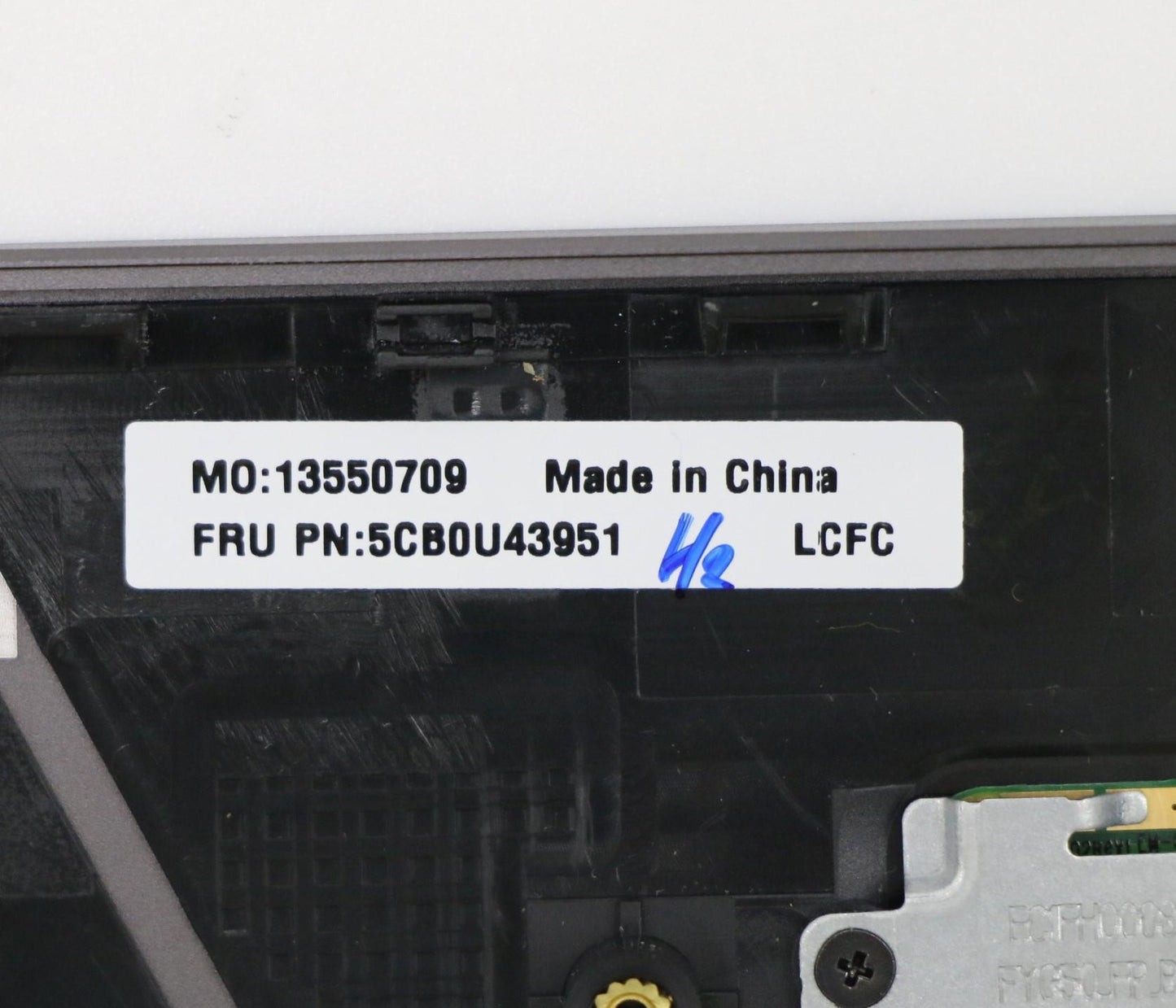 Lenovo Log Up Assy Fpr Iron Grey-Int - 5CB0U43951