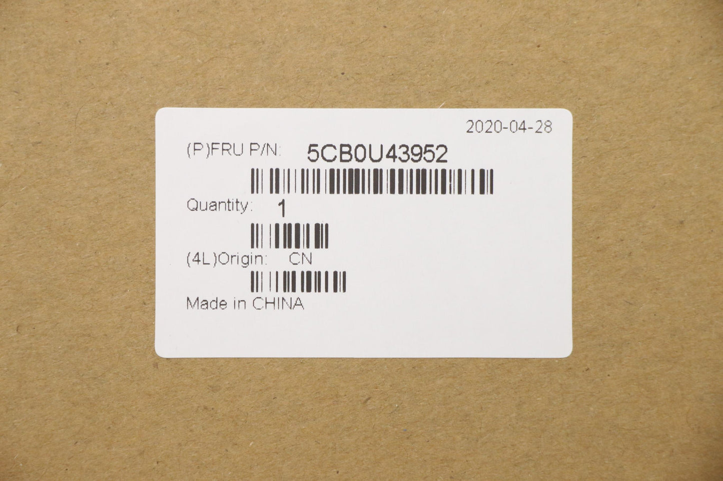 Lenovo Log Up Assy Fpr Iron Grey-Us - 5CB0U43952