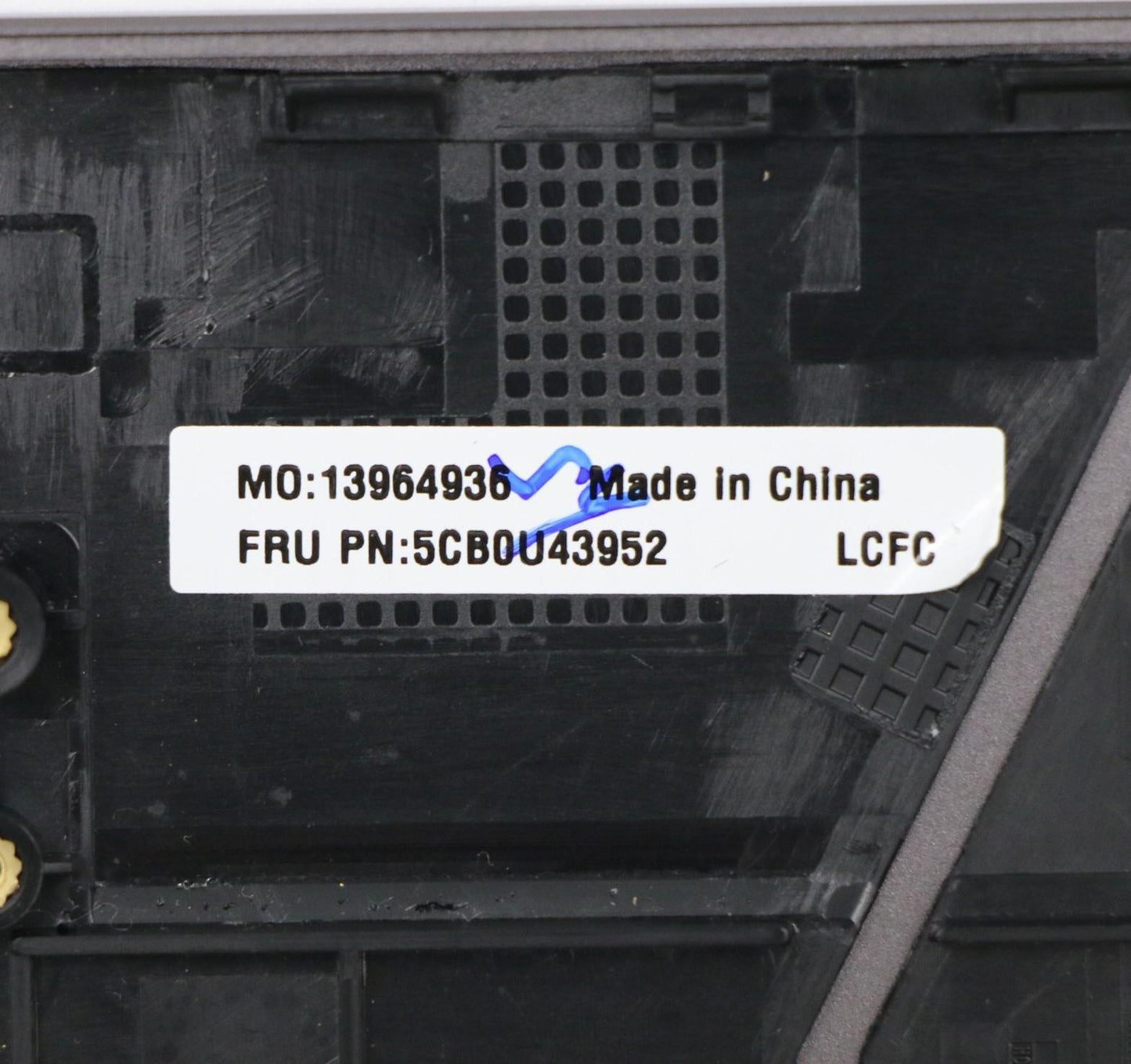 Lenovo Log Up Assy Fpr Iron Grey-Us - 5CB0U43952