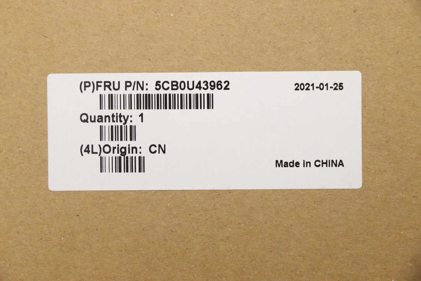 Lenovo Log Up Assy Fpr Mica-India - 5CB0U43962