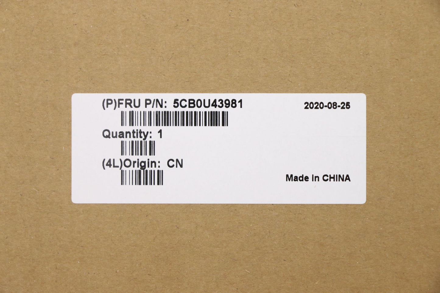 Lenovo Log Up Assy Fpr Mica-Uk - 5CB0U43981