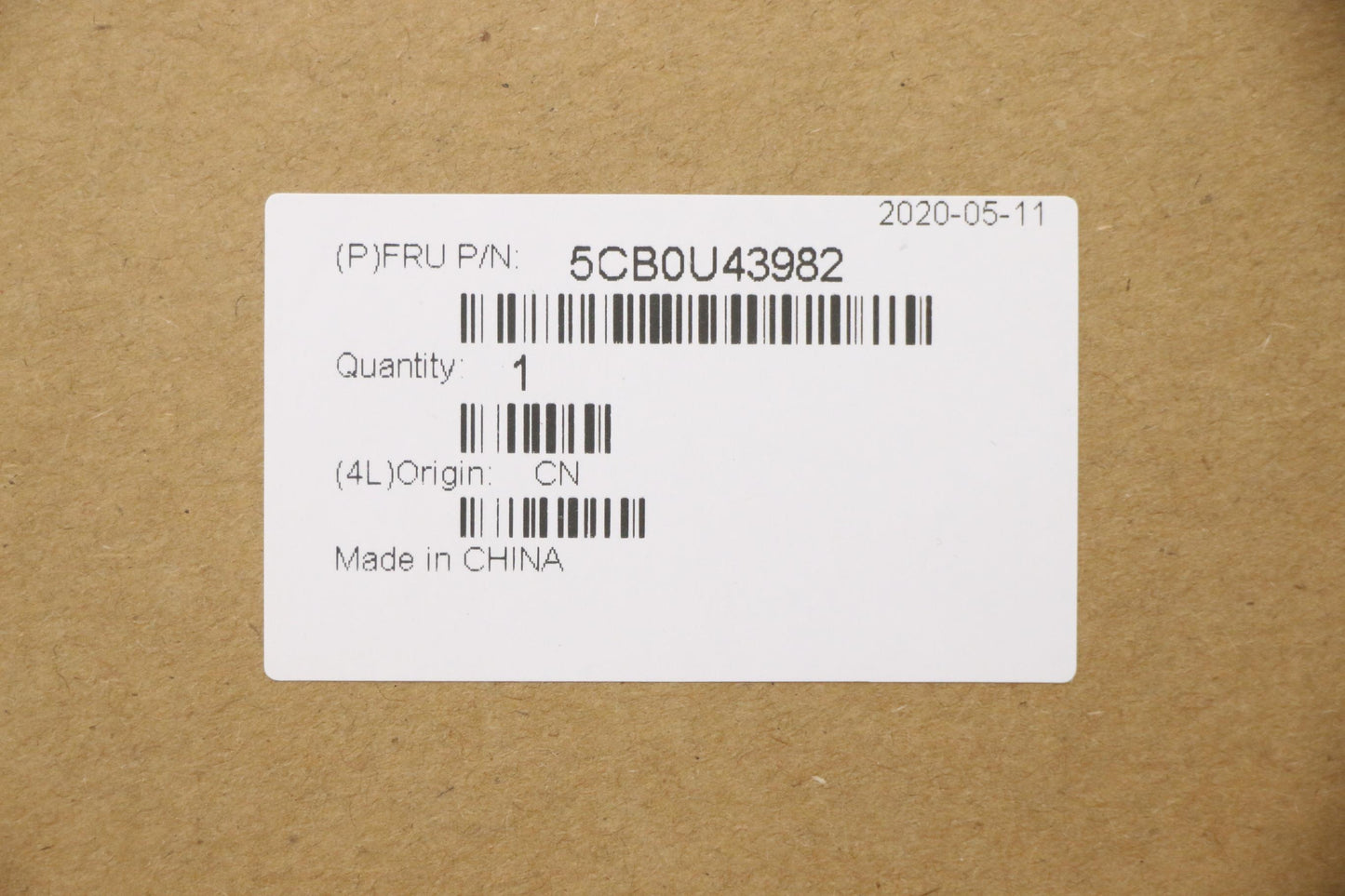 Lenovo Log Up Assy Fpr Mica-Inte - 5CB0U43982