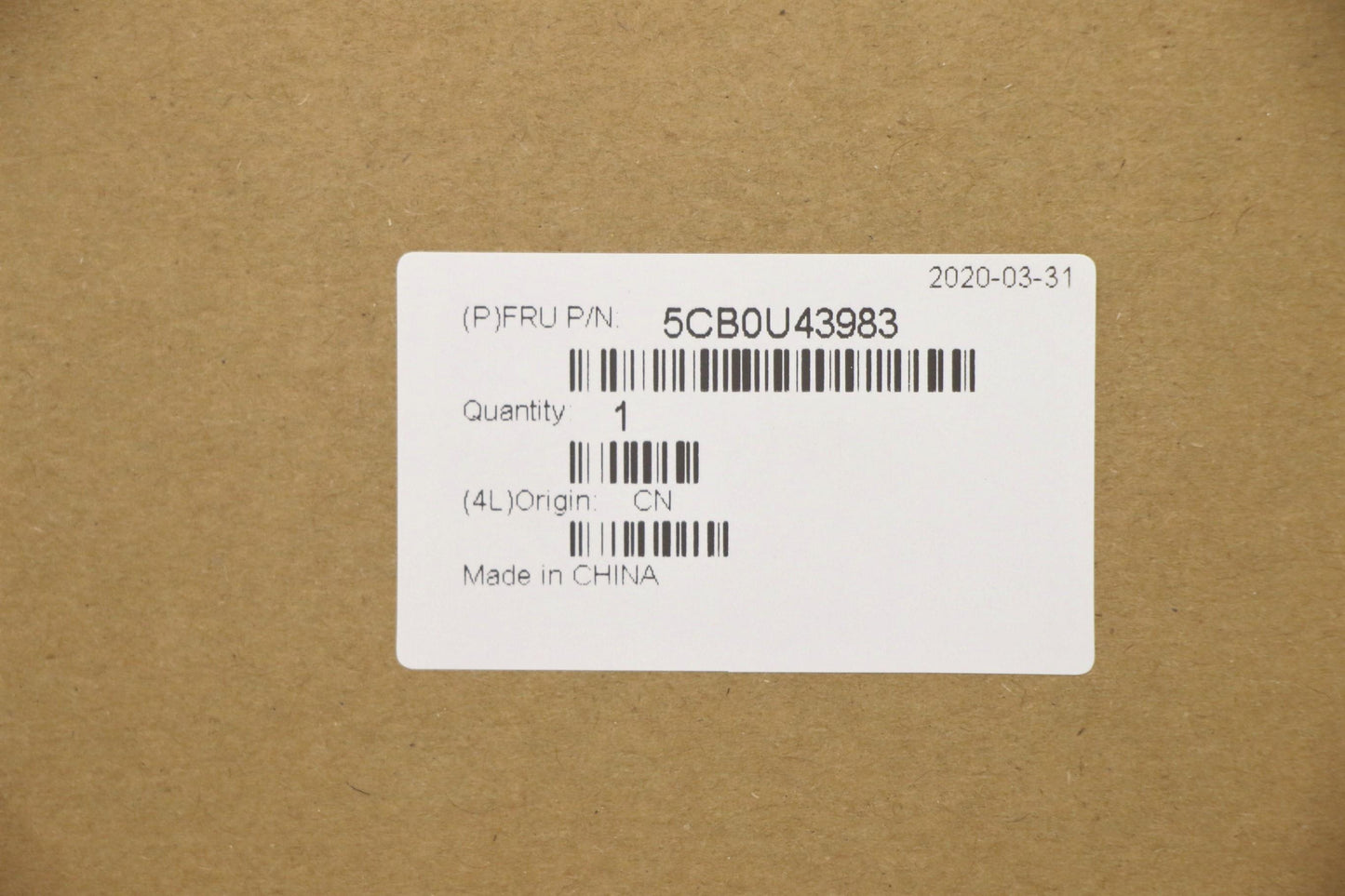 Lenovo Log Up Assy Fpr Mica-Us - 5CB0U43983