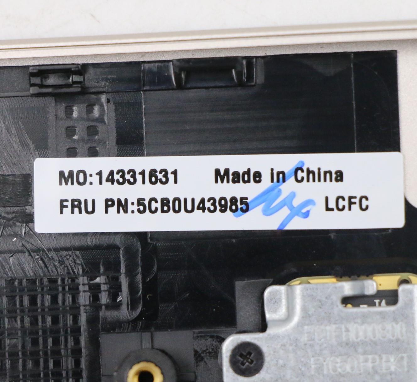 Lenovo Log Up Assy Fpr Mica-Bu - 5CB0U43985
