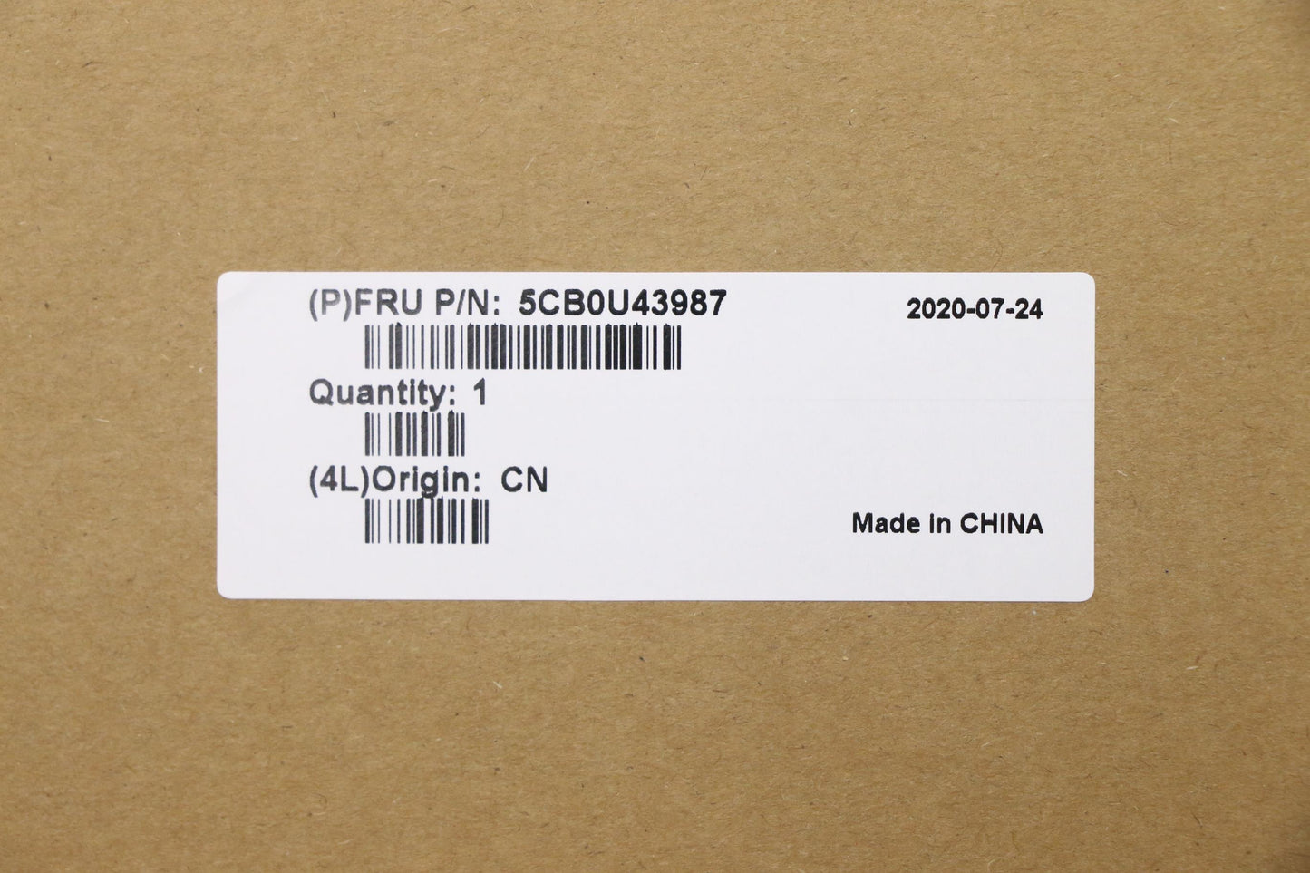 Lenovo Log Up Assy Fpr Mica-Be - 5CB0U43987
