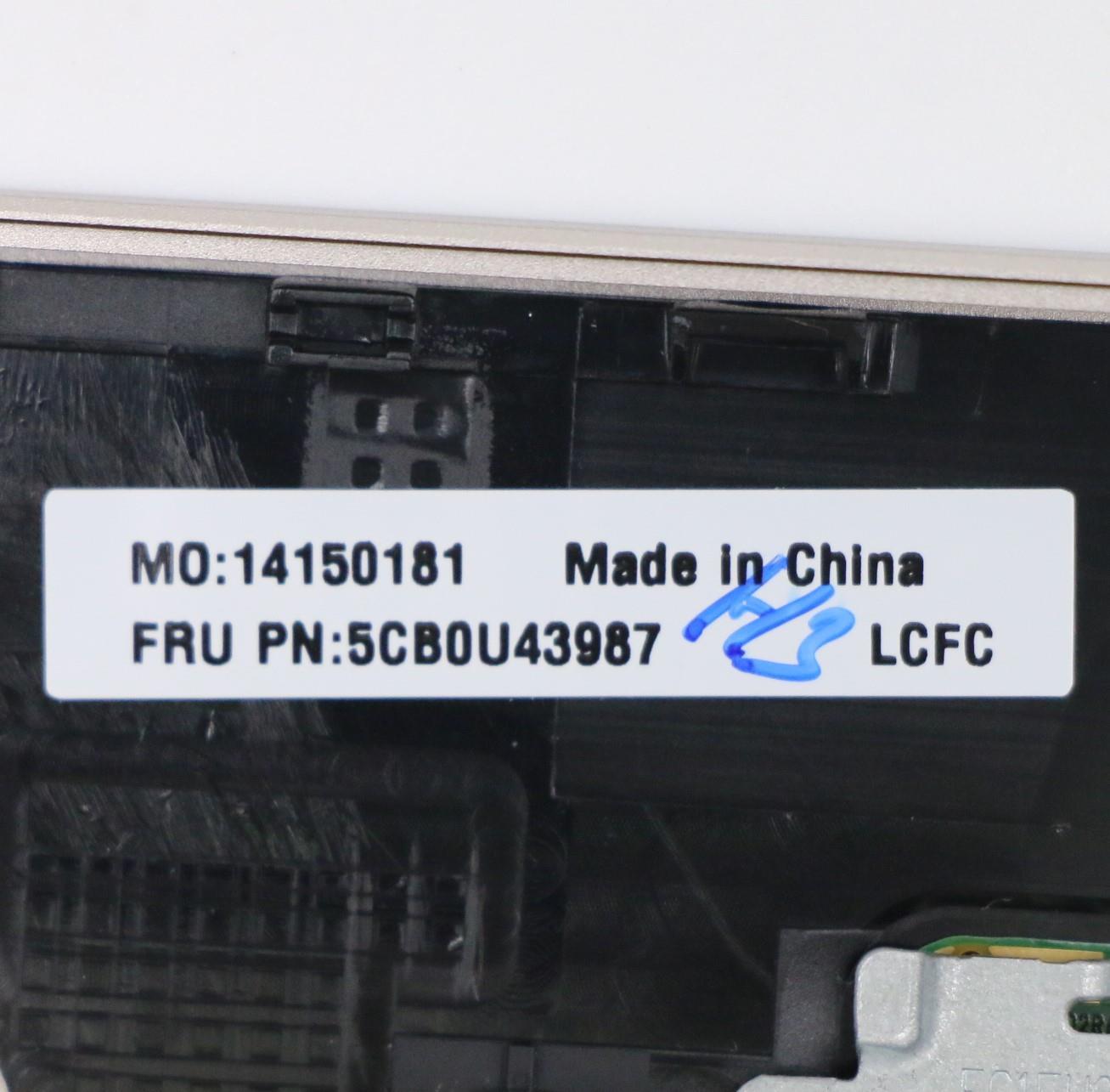 Lenovo Log Up Assy Fpr Mica-Be - 5CB0U43987