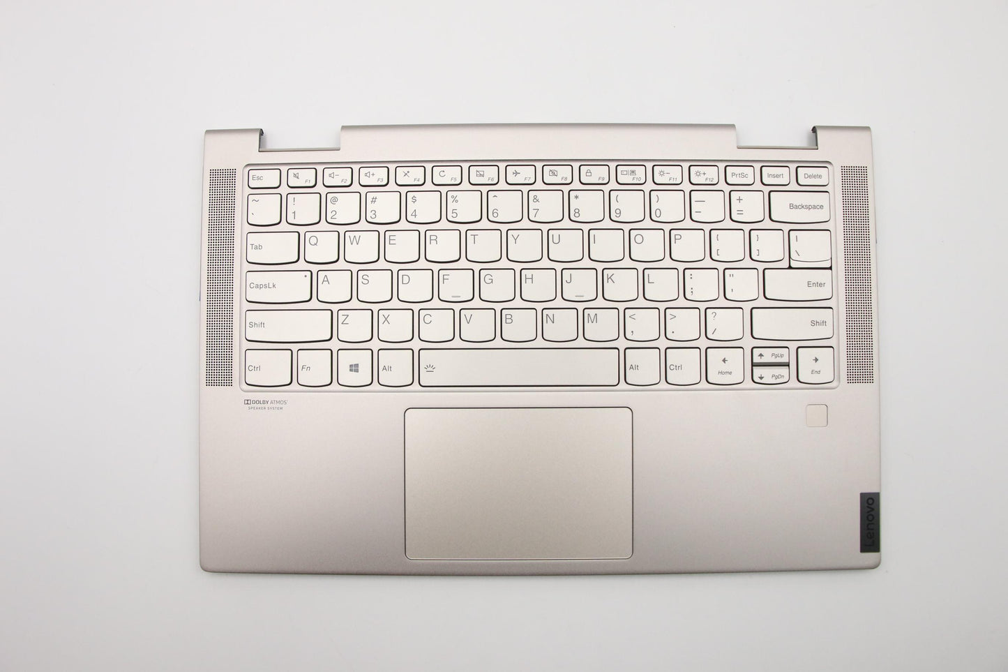 Lenovo C-Cover with Keyboard, USA English, Mica, Backlit - 5CB0U43990
