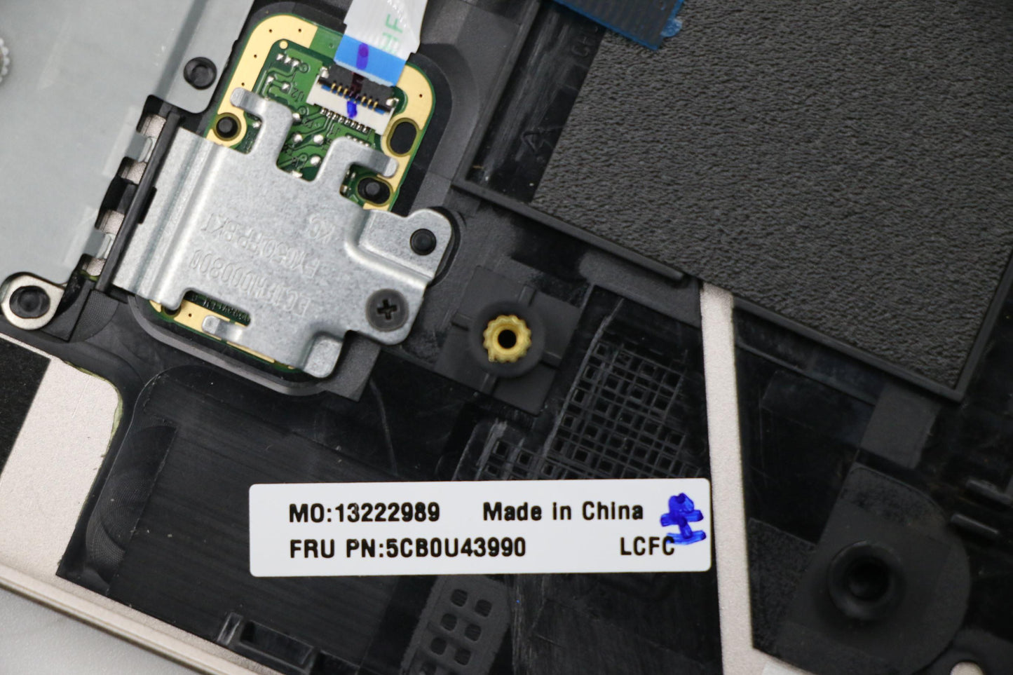 Lenovo C-Cover with Keyboard, USA English, Mica, Backlit - 5CB0U43990