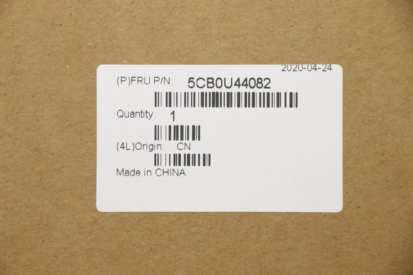 Lenovo Log Up Assy Iron Grey-Us - 5CB0U44082