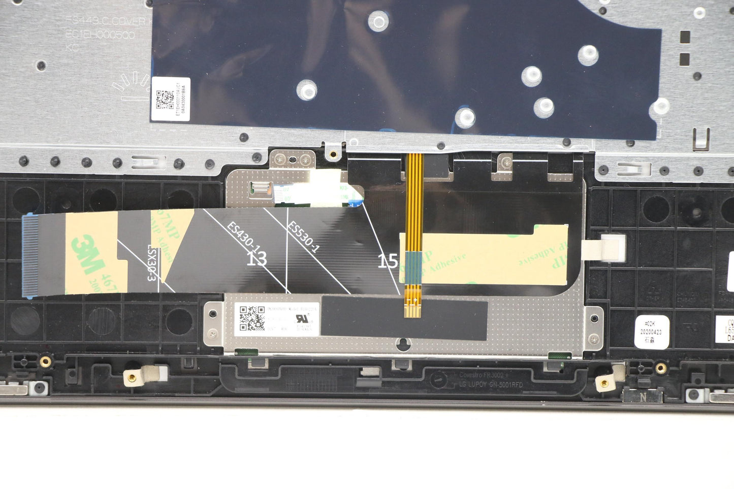 Lenovo Log Up Assy Iron Grey-India - 5CB0U44090
