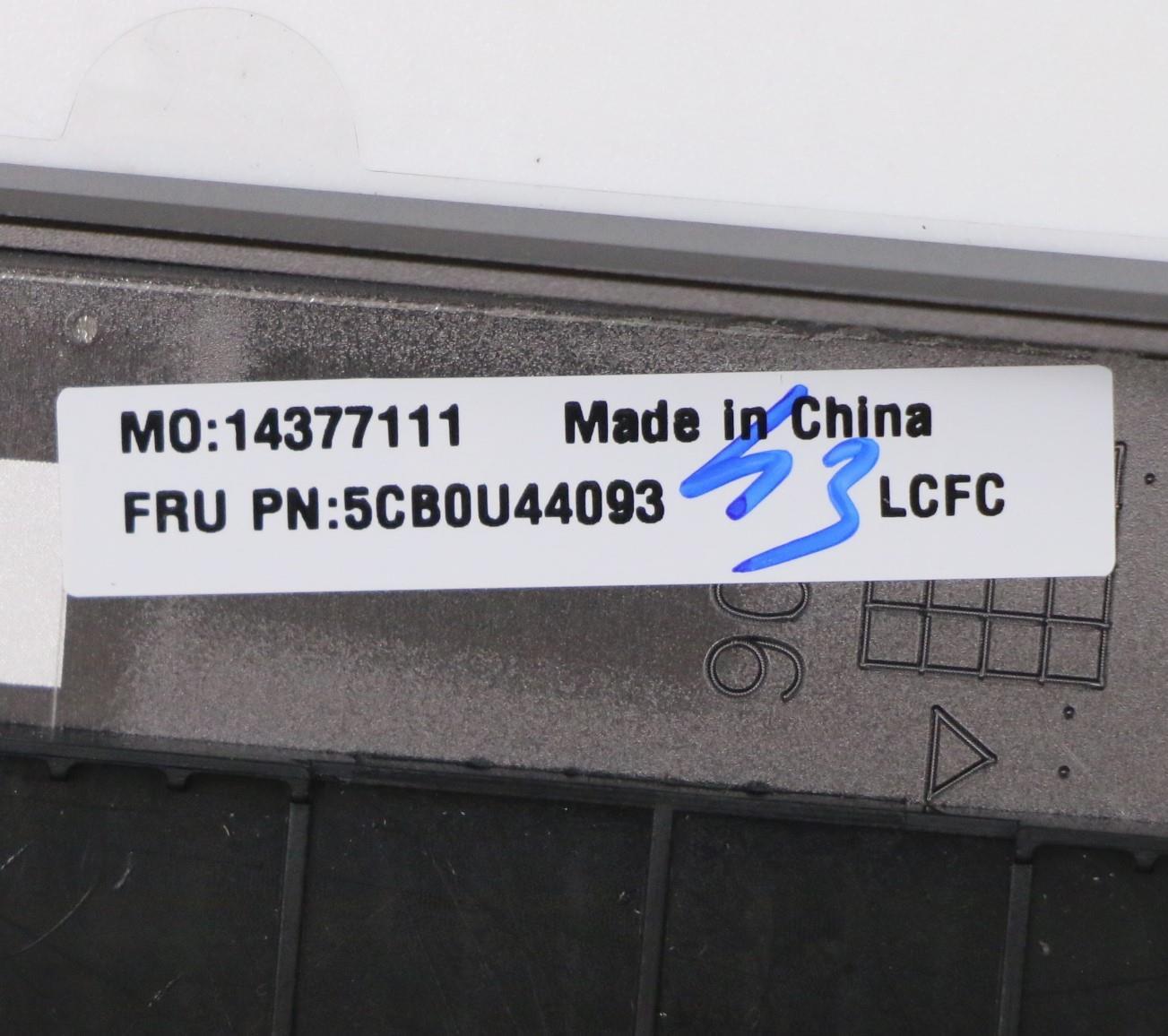 Lenovo Log Up Assy Iron Grey-It - 5CB0U44093