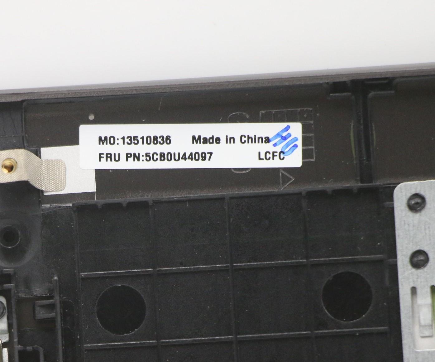 Lenovo Log Up Assy Iron Grey-Nd - 5CB0U44097