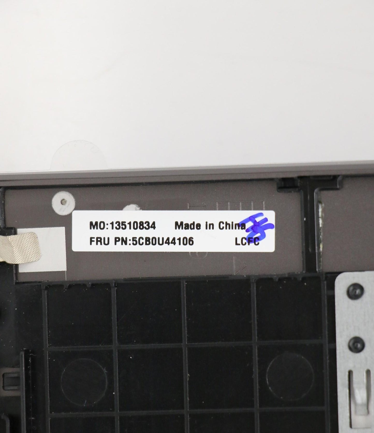 Lenovo Log Up Assy Iron Grey-Uk - 5CB0U44106