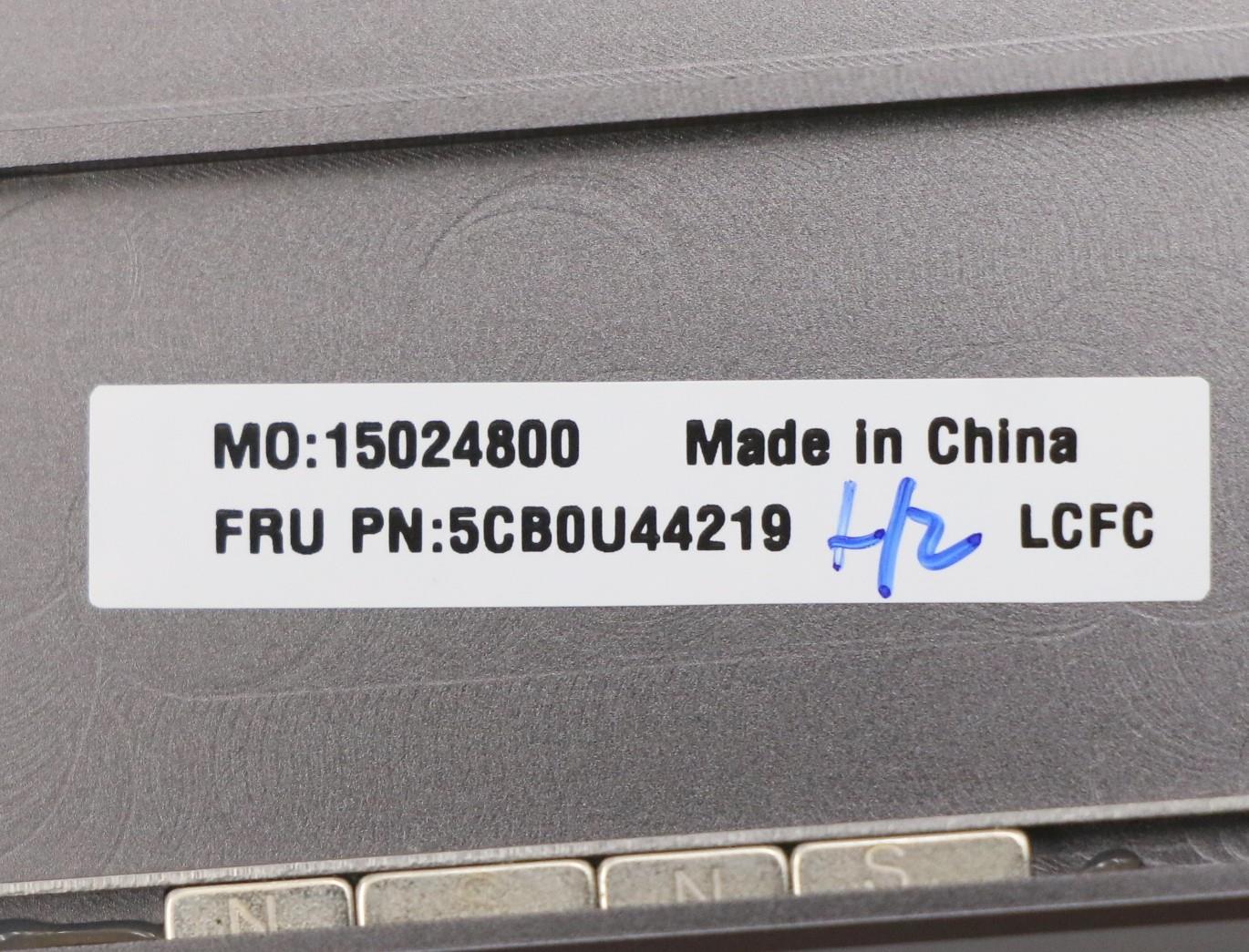 Lenovo Log Up Assy Njp Fp Iron Grey-K - 5CB0U44219