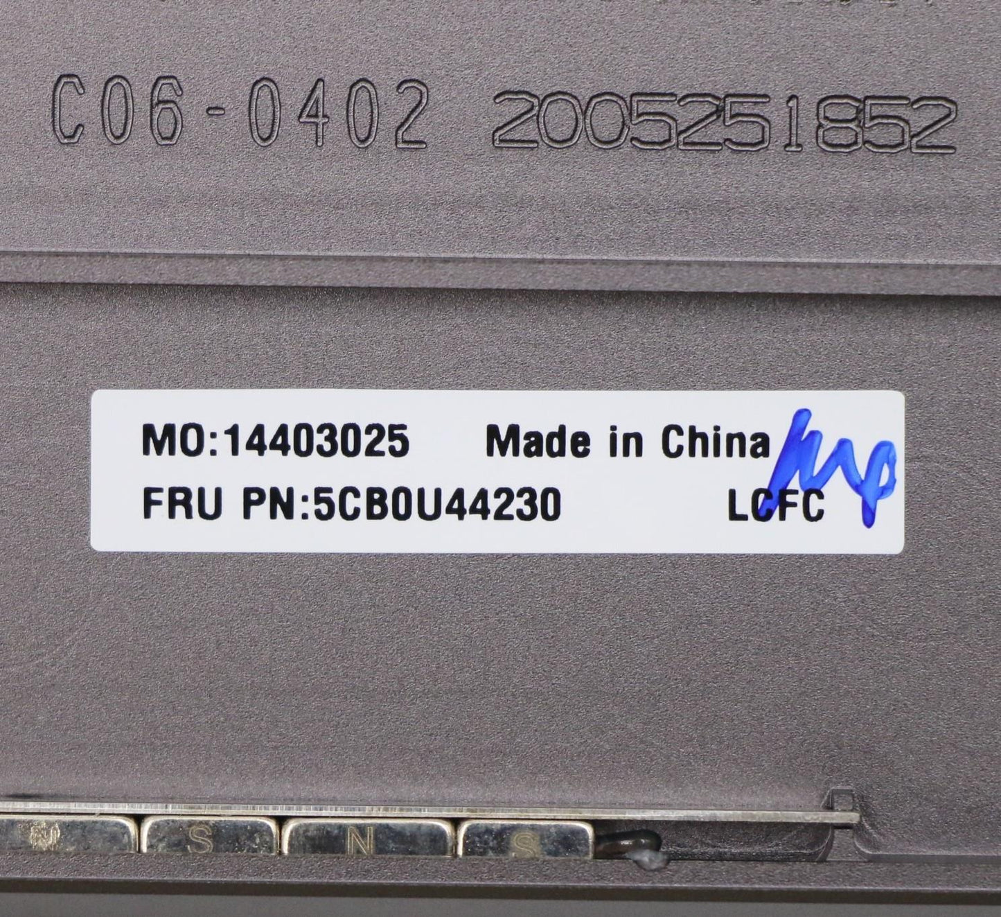 Lenovo Log Up Assy Njp Fp Iron Grey-R - 5CB0U44230