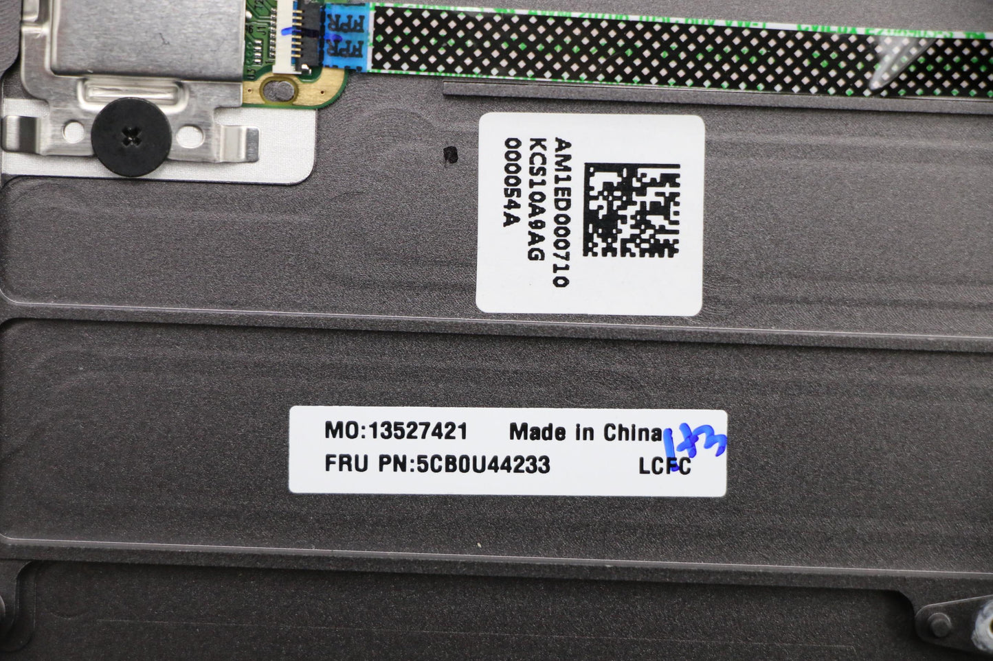 Lenovo Log Up Assy Njp Fp Iron Grey-S - 5CB0U44233