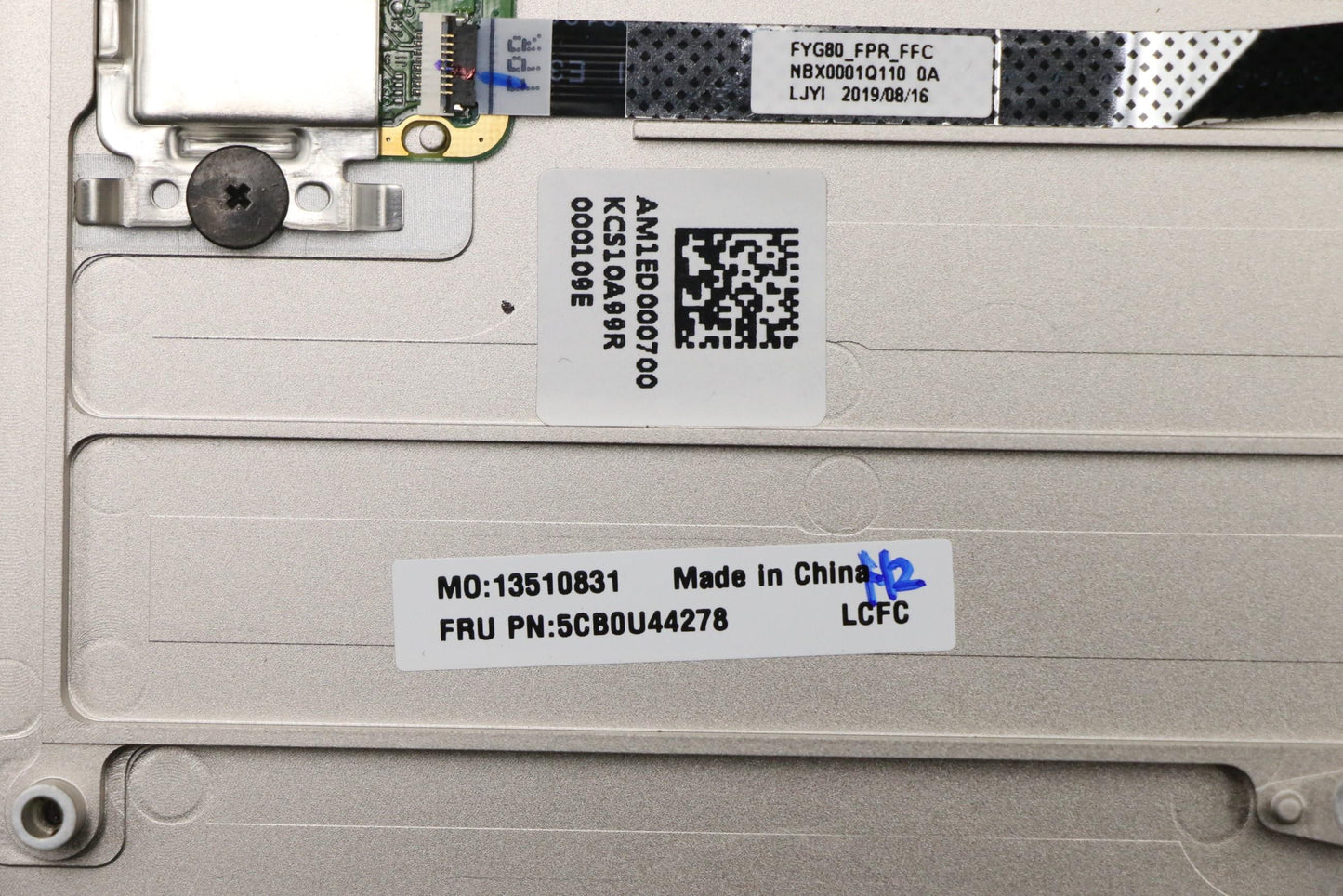 Lenovo Keyboard with C-Cover, USA English, Mica, Backlight - 5CB0U44278