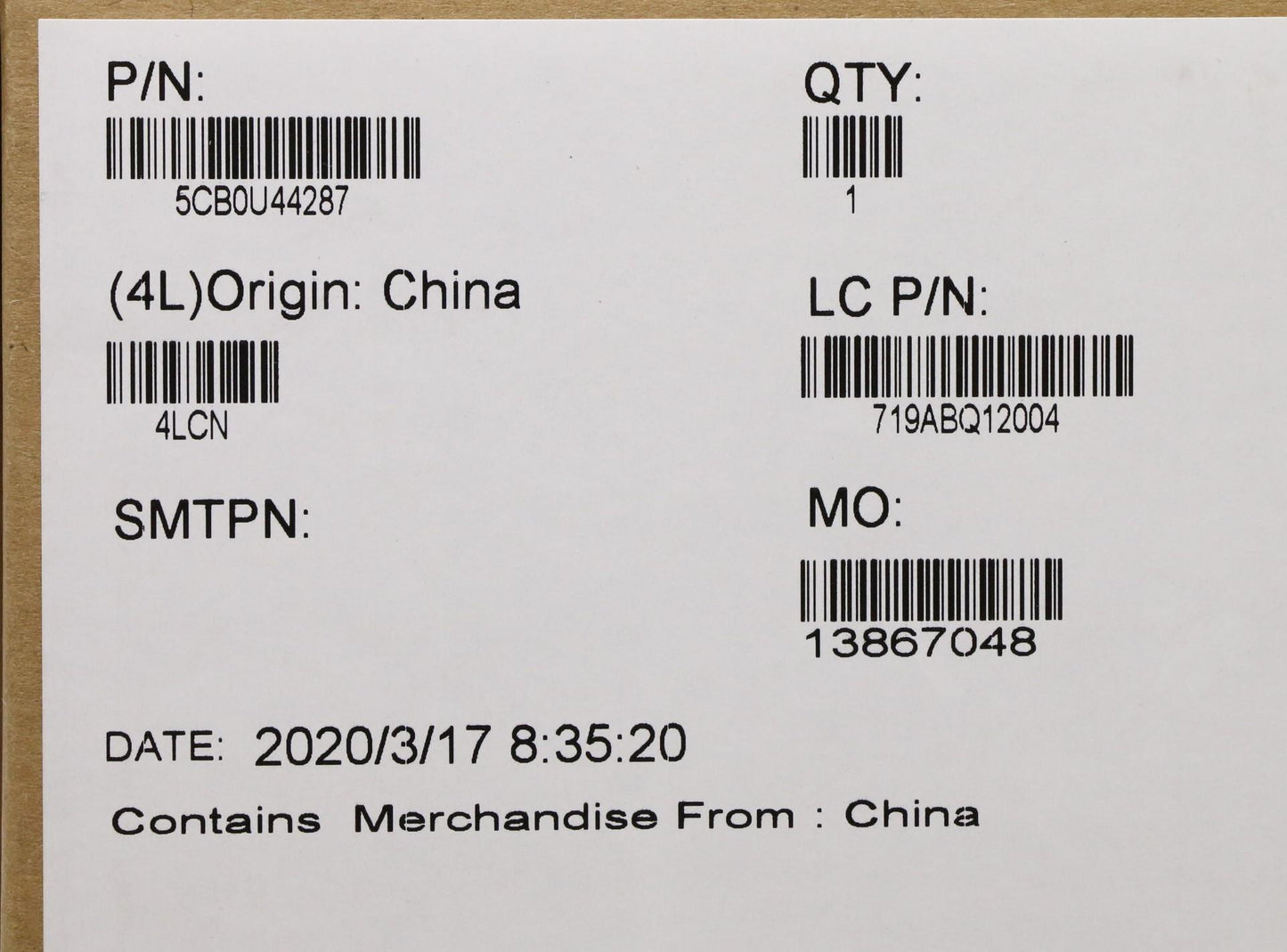 Lenovo Hinge Assy Fhd Mc - 5CB0U44287