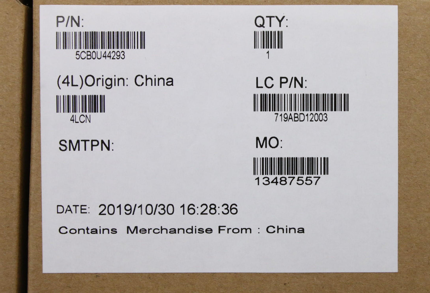 Lenovo Lcd Cover Mica-Uhd - 5CB0U44293
