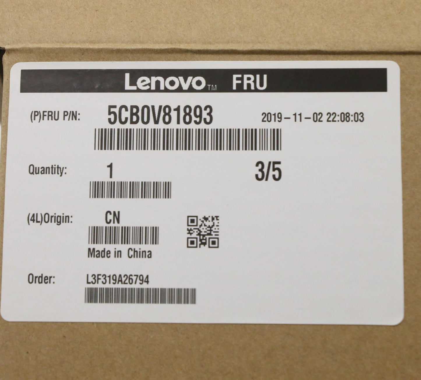 Lenovo A Cov Sr Fhd Eprivacy Al Cnc - 5CB0V81893