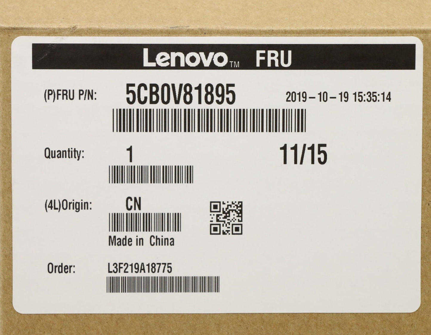 Lenovo A Cov Sr Fhd Cnc W Gaskets - 5CB0V81895