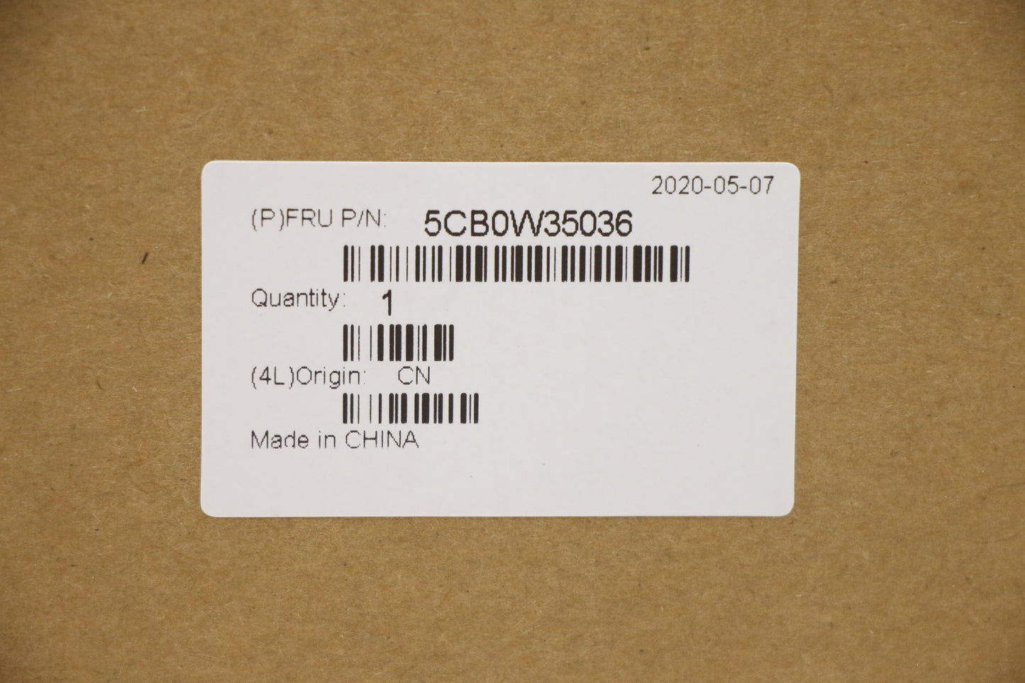 Lenovo Pack Sr Cs Ucase W O Fp Cq Lkl - 5CB0W35036