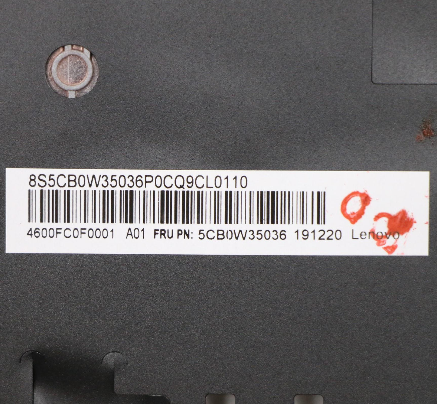 Lenovo Pack Sr Cs Ucase W O Fp Cq Lkl - 5CB0W35036