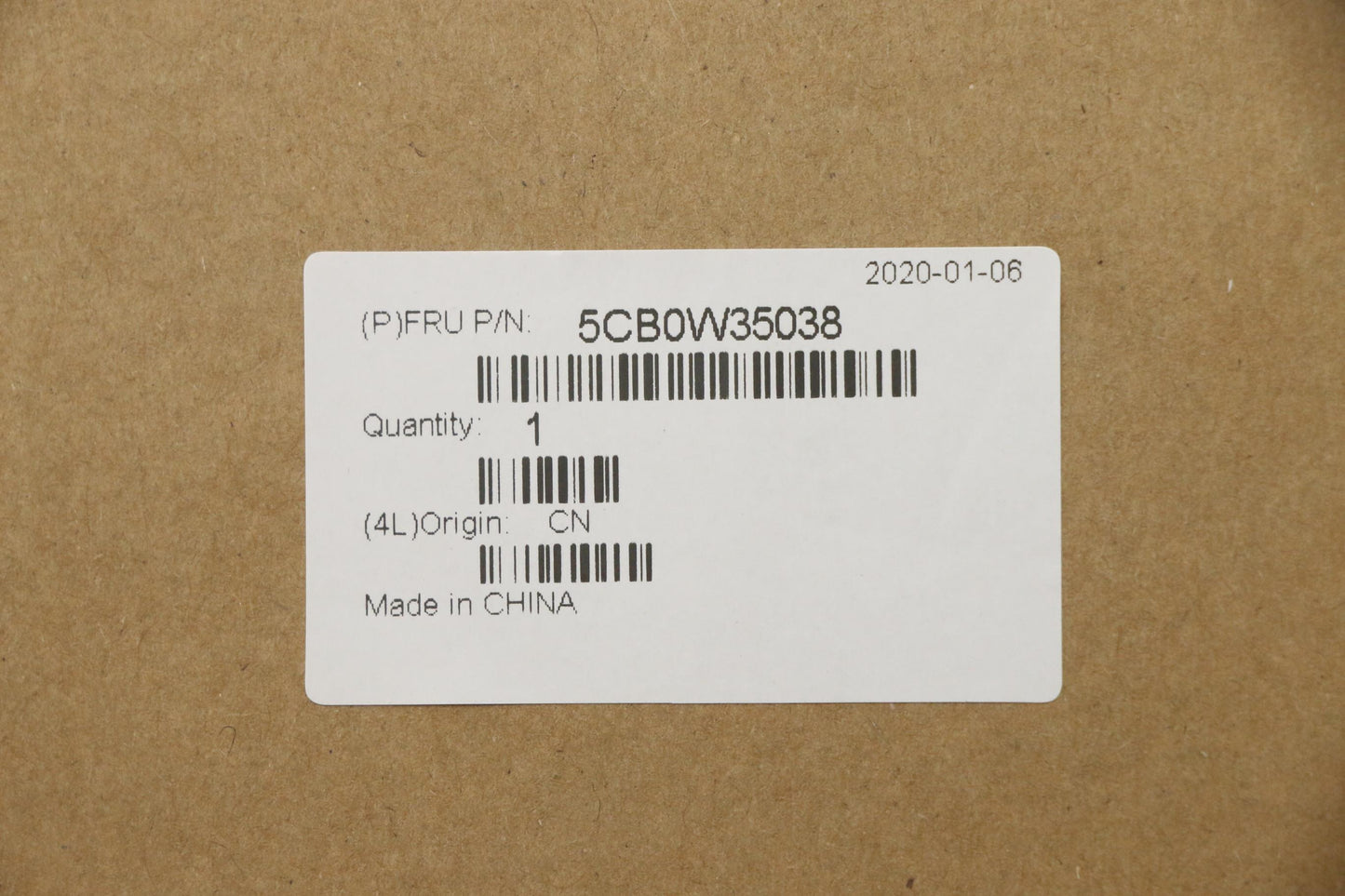 Lenovo C Cover w/o FPR BK WF YG BK - 5CB0W35038