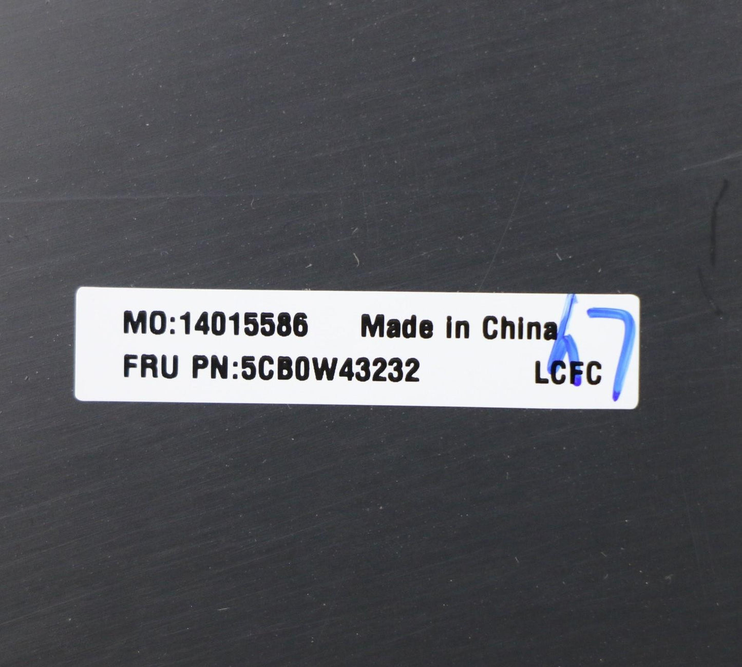 Lenovo Lcd Cover Assy Texture Black - 5CB0W43232