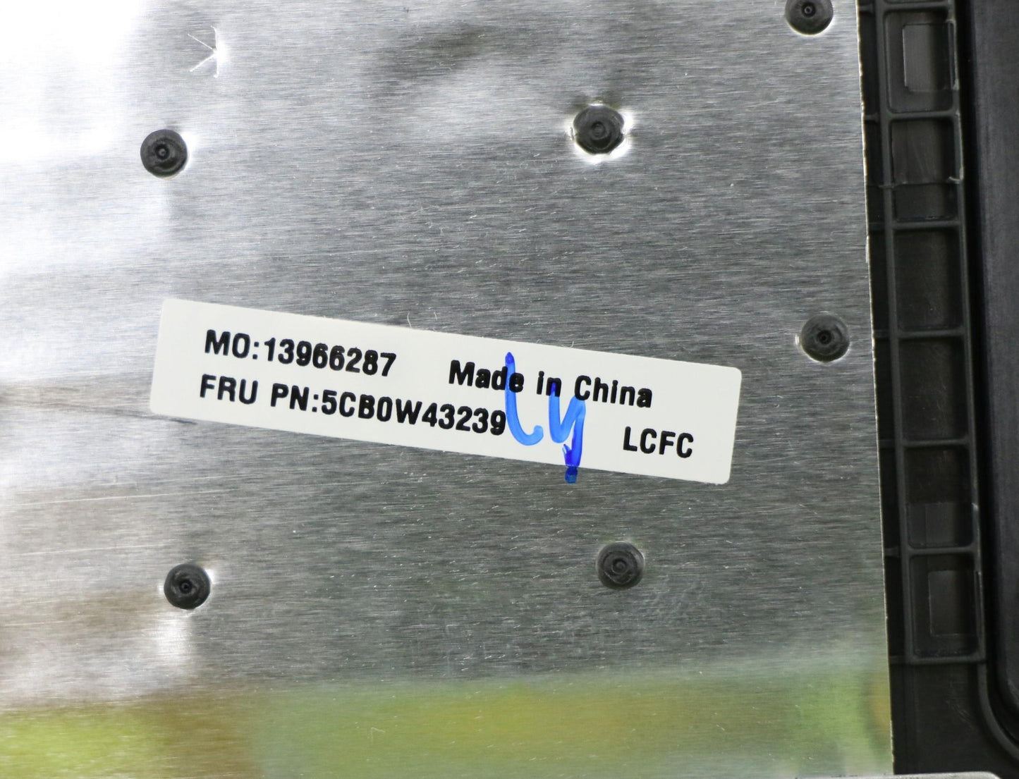 Lenovo Log Up Assy Imr Black Dis Us - 5CB0W43239