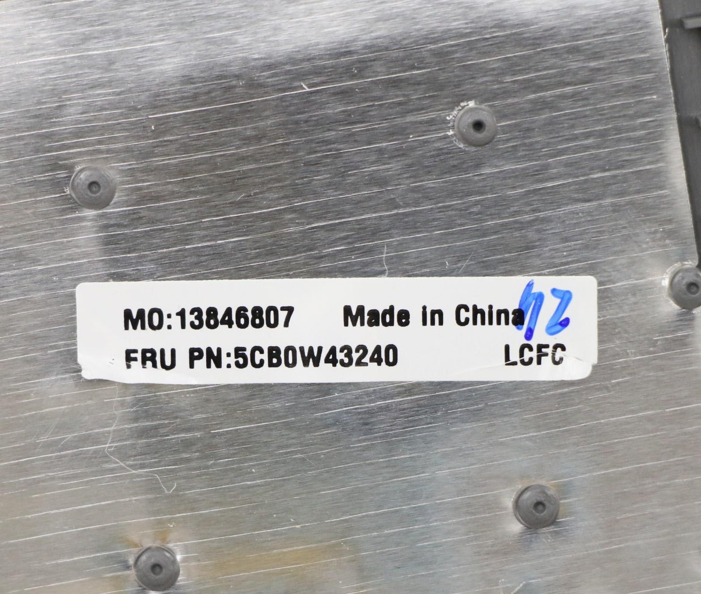 Lenovo Log Up Assy Imr Grey Dis Us - 5CB0W43240