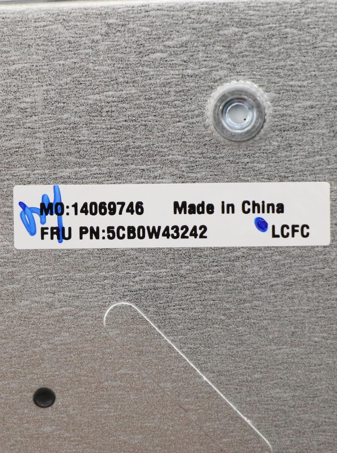 Lenovo Log Up Assy Imr Black Dis Uk - 5CB0W43242