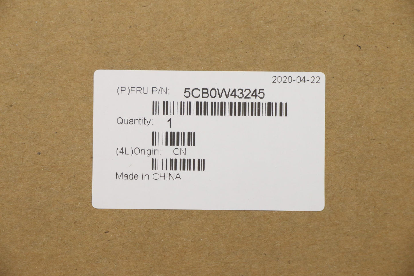 Lenovo Log Up Assy Imr Black Dis It - 5CB0W43245