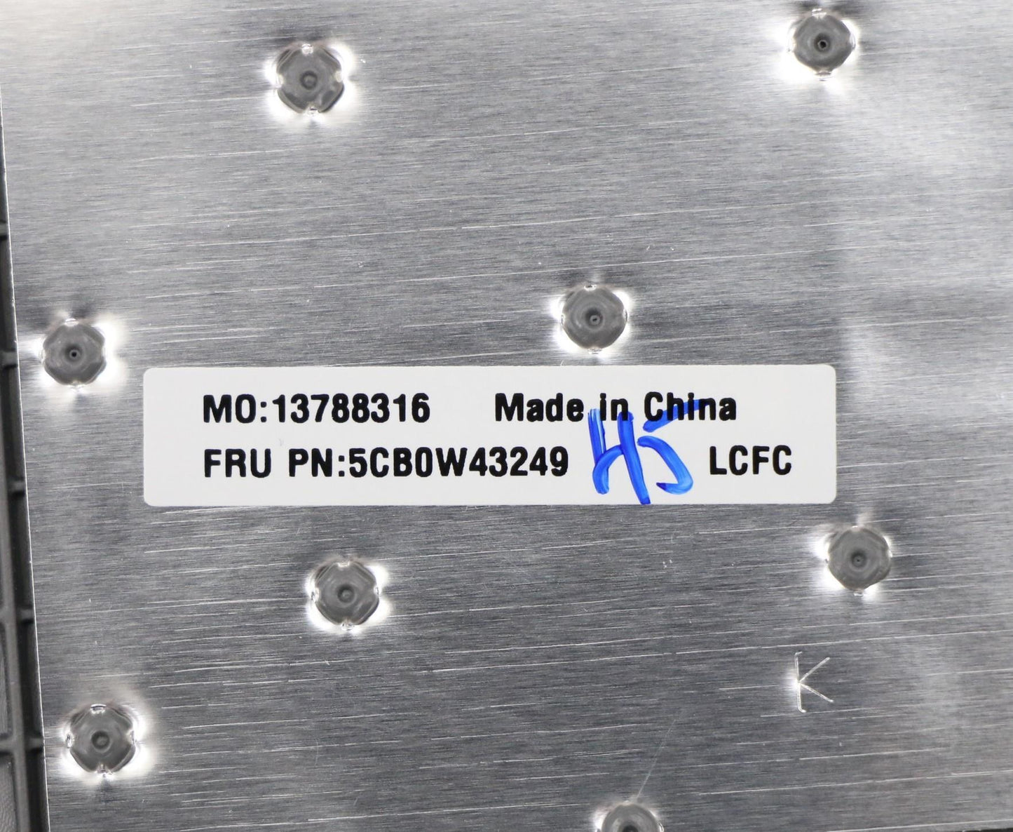 Lenovo Log Up Assy Imr Grey Dis Sp - 5CB0W43249