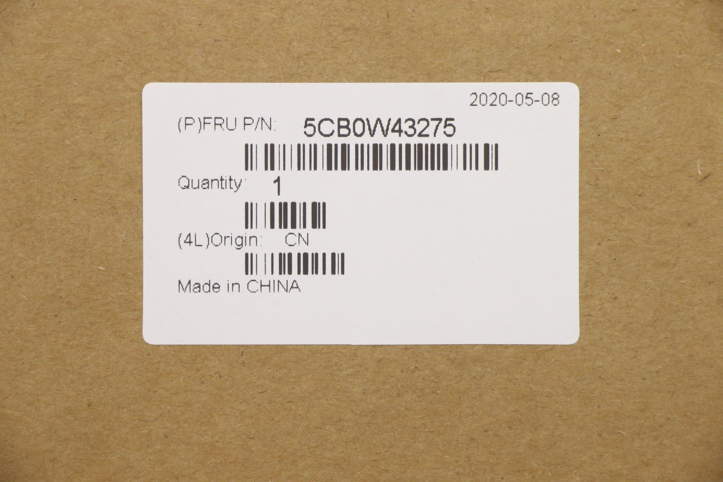 Lenovo Log Up Assy Imr Black Dis Fr - 5CB0W43275
