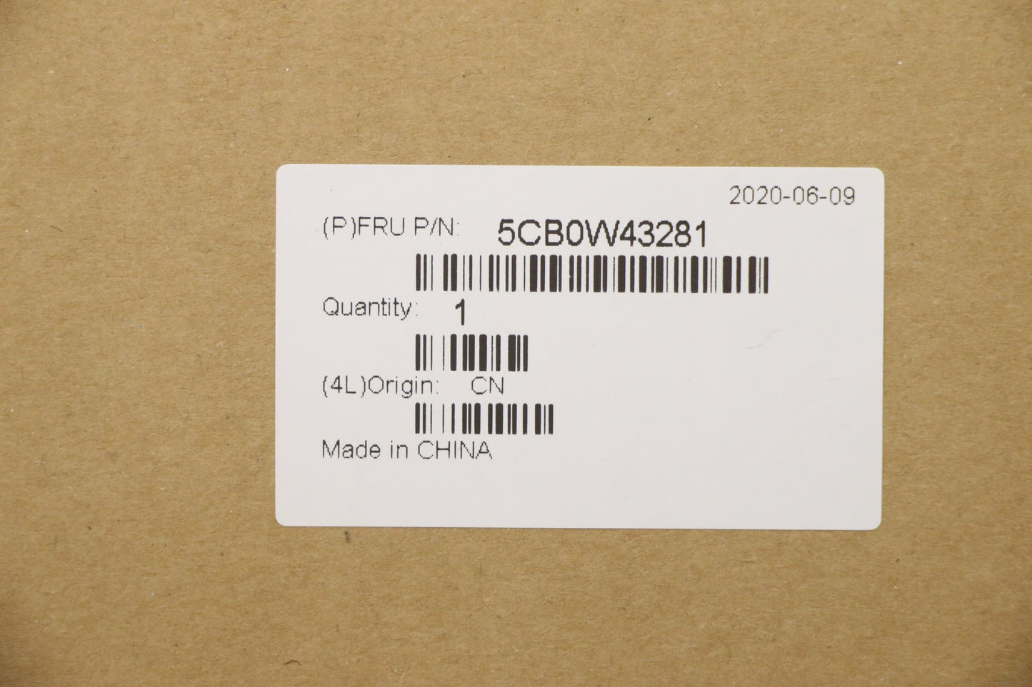 Lenovo Log Up Assy Imr Black Dis Ar-E - 5CB0W43281